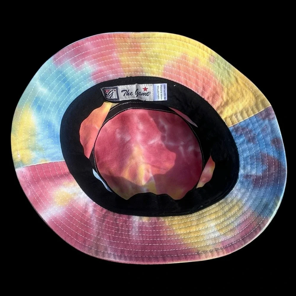 The Game Headwear/Flying Point Surf Women's Rainbow Tie Dyed Bucket Hat OSFA